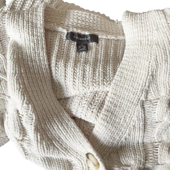 Primark Winter White Cozy Cardigan Sweater - S - Picture 6 of 6